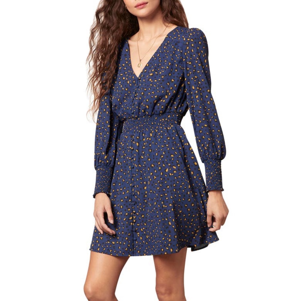 Cheetah Pray Love Long Sleeve Minidress